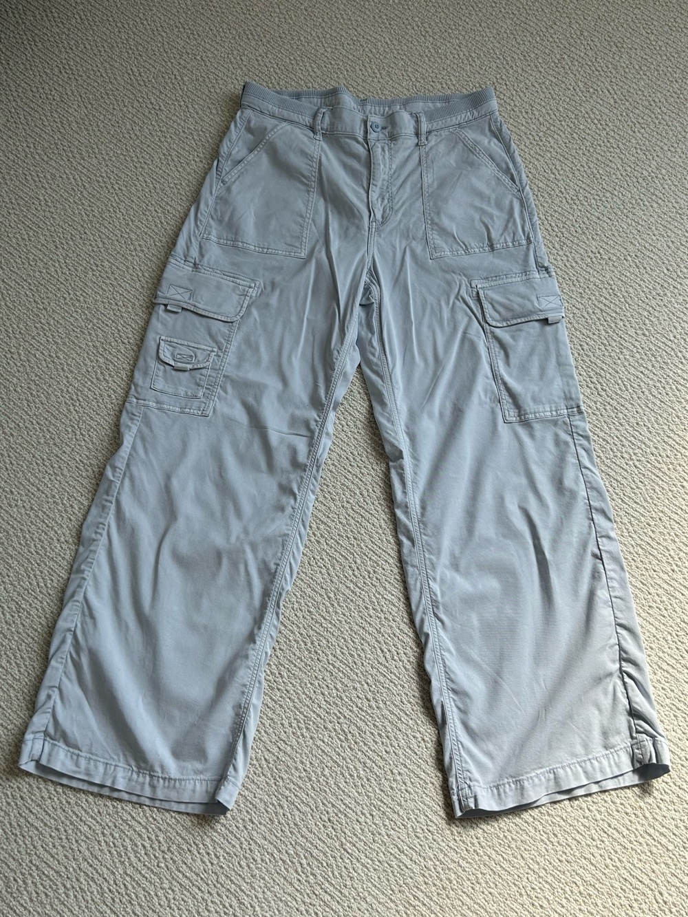 Women’s Light Blue Cargo Pants